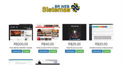 Desktop Screenshot of brwebsistemas.com.br